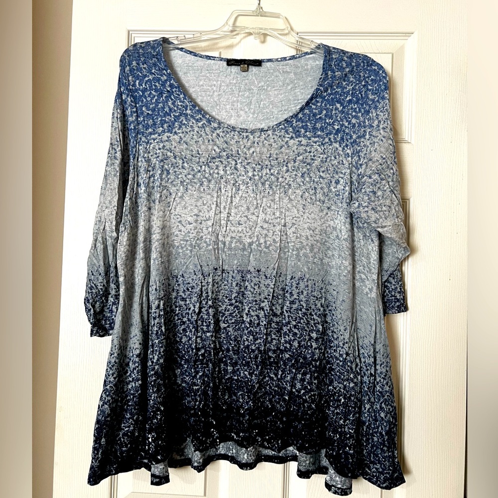 Rose & Olive 3/4 Sleeve Top - 3X